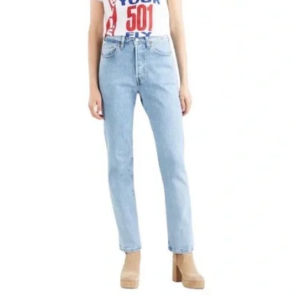 Levi's Denim - Levi's 501 28X28 Cropped High Rise Straight Leg Jeans